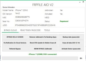 FRPFILE AIO Tools V2.8.4 for iCloud Bypass Free