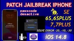 Jailbreak iPhone PASSCODE/DISABLE iOS 14.8.1