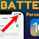 iOS 16 iPhone battery percentage How to show it Status Bar