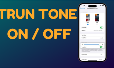 How to turn On and Off True tone All iPhone